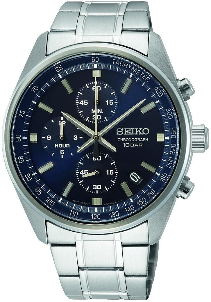 Seiko Reloj Analógico para Hombre de Cuarzo japonés con Correa