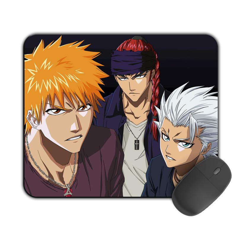 Image of Printed Designer Mouse Pad Bleach Fashion (200MM X 240 X 3MM) Enhance Gaming and Work Performance Comfortable and Precise Non-Slip Water Proof Bleach Mouse Pad.