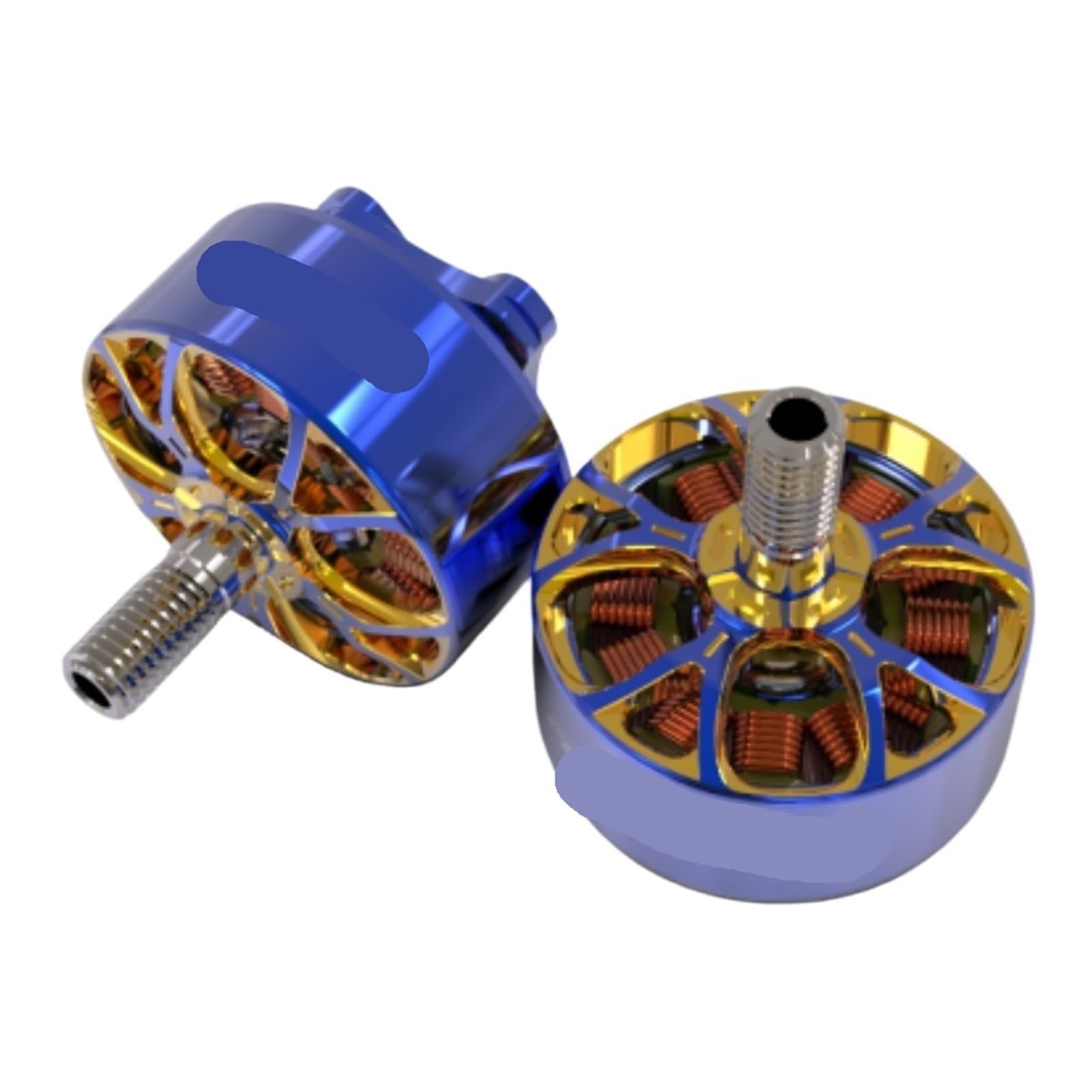 Motor sin escobillas 2207 .5 1980KV 6S, Compatible con Drones RC FPV Freestyle de Pulgadas, Piezas Bricolaje
