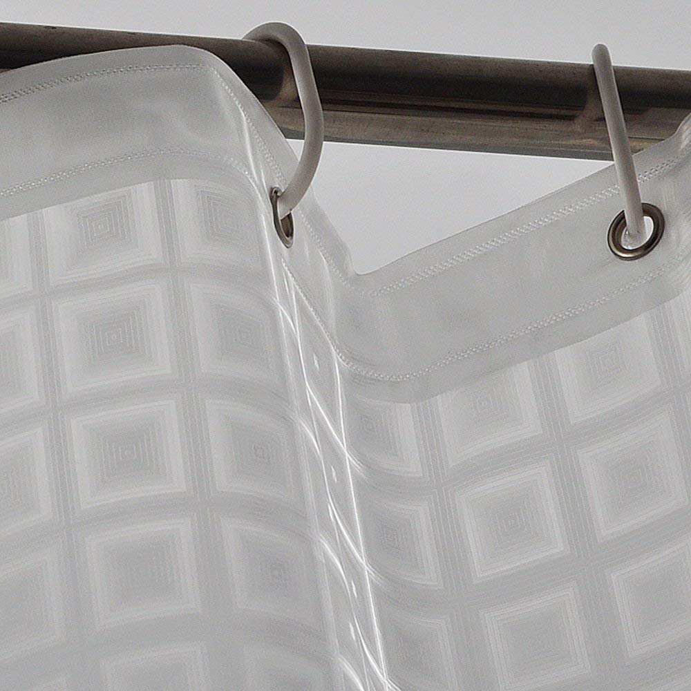 Cortina de ducha Mu Household para baño, cortina de ducha antimoho, cortina de ducha impermeable, cortina de ducha más gruesa, cortina antiarrugas, 180 x 22 cm