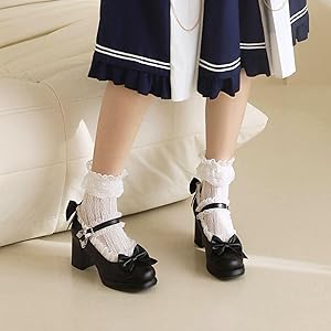 Lazy Oaf リボン おしゃれ メリージェーンBig Bow Mary Janes Big Bow Mary Janes – Lazy Oaf