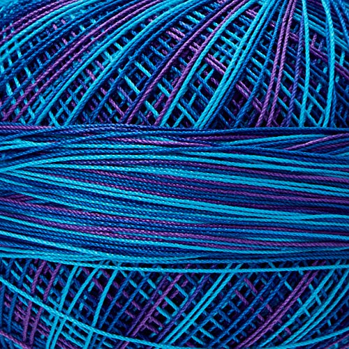 Hilo de algodón Lizbeth premium, tamaño 40, color Caribbean miniatura 2