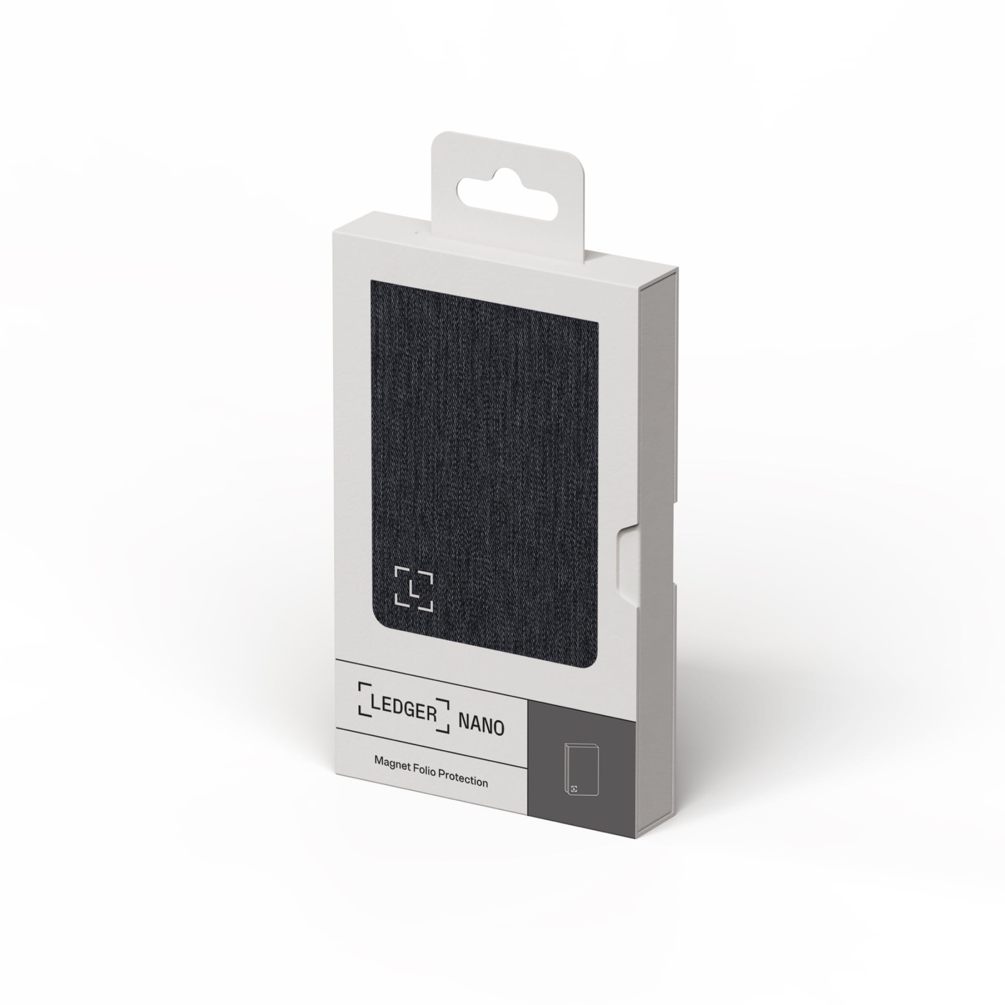 Ledger Nano Gen5 Magnet Folio - protezione per i firmatari touchscreen del portafoglio crittografico (Business Charcoal)