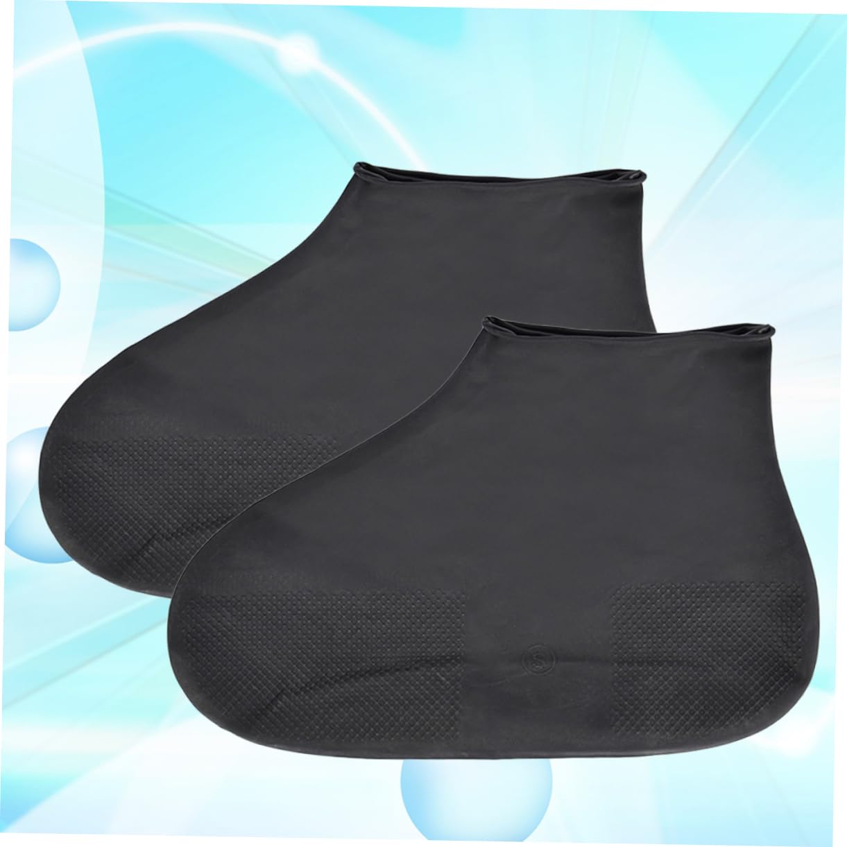 PartyKindom Rain Shoes Covers Latex Boot Covers Elastic Fit Reusable for Rain Boots Shoes Accessory Size l