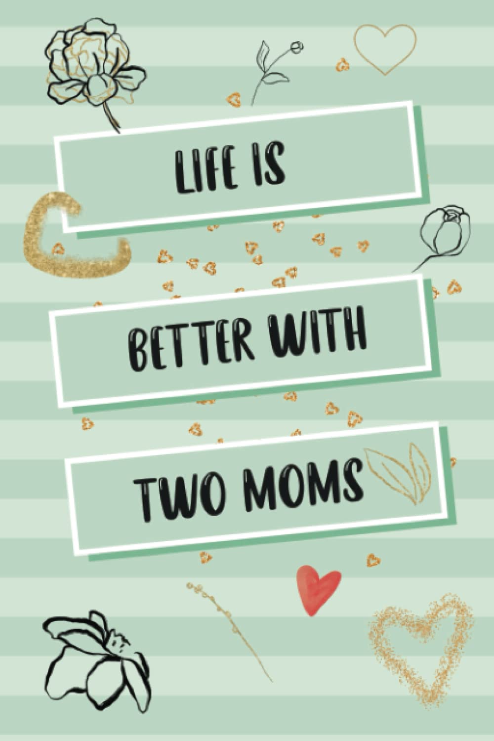 Best Lesbian Mothers Day Gifts For Mom: Funny Personalized Notebook For Lesbian Moms From Daughter Son Unique Journal