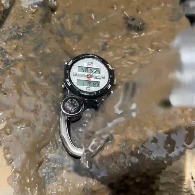 Dakota Analog & Digital Clip, Travel Watch, Alarm, Stopwatch