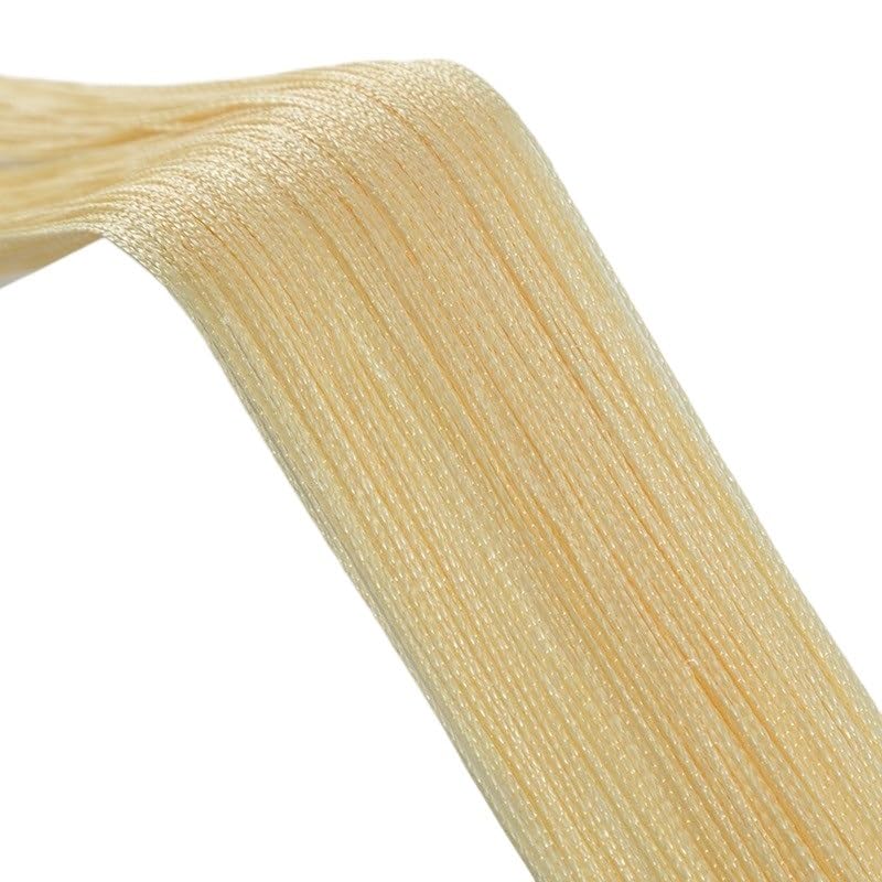 Fadenvorhang 300 x 200 cm Fadenvorhänge, Bildschirmband, Trennvorhang for Wohnzimmer, Tür, Wand, Fenster, Panel, Quastenvorhang Fadengardine(Beige Yellow,300x240cm)