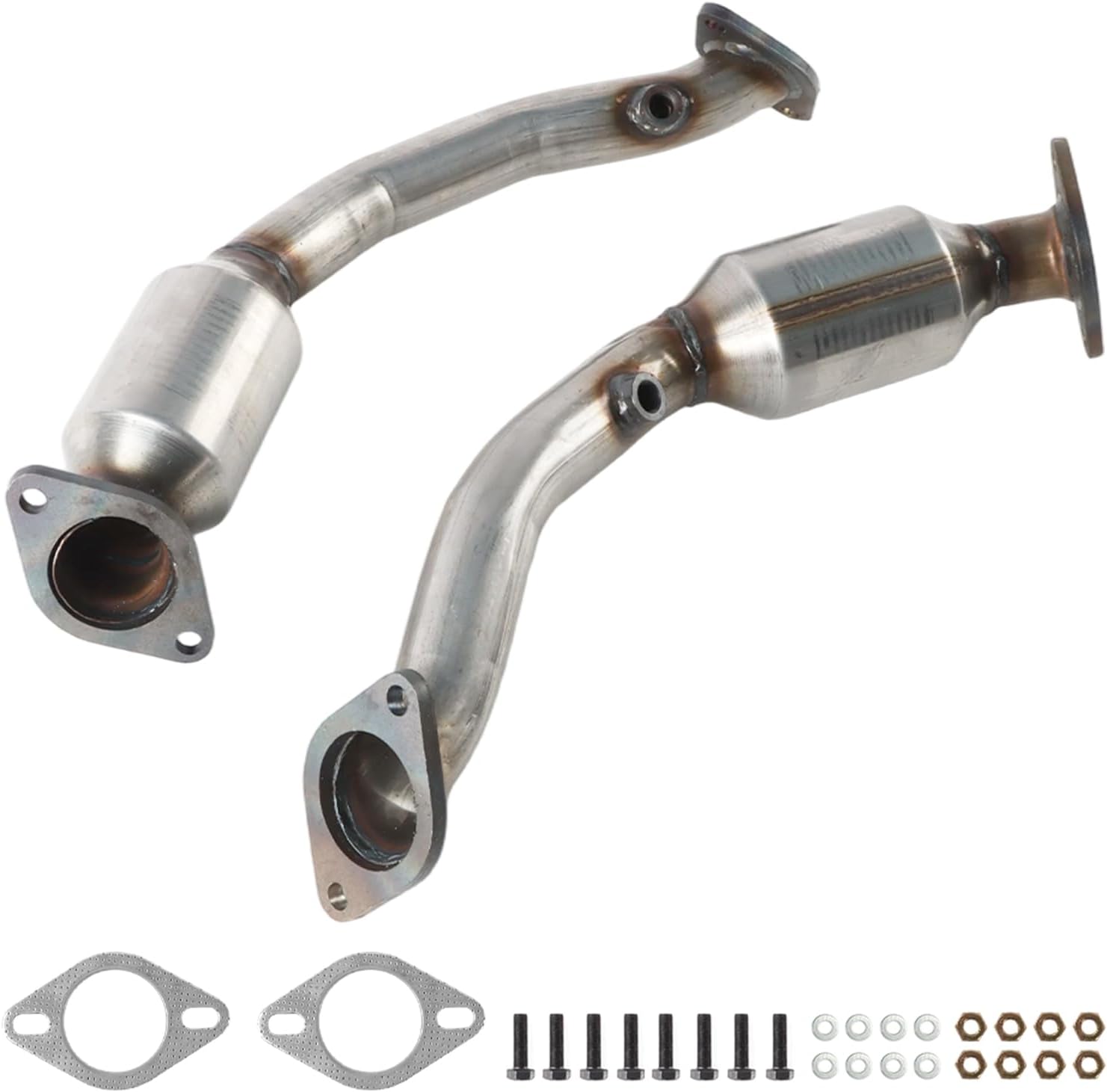 Left+Right Catalytic Converter Set Compatible With Chevrolet Corvette 2005-2011 Chevrolet Corvette 6.0L/6.2L