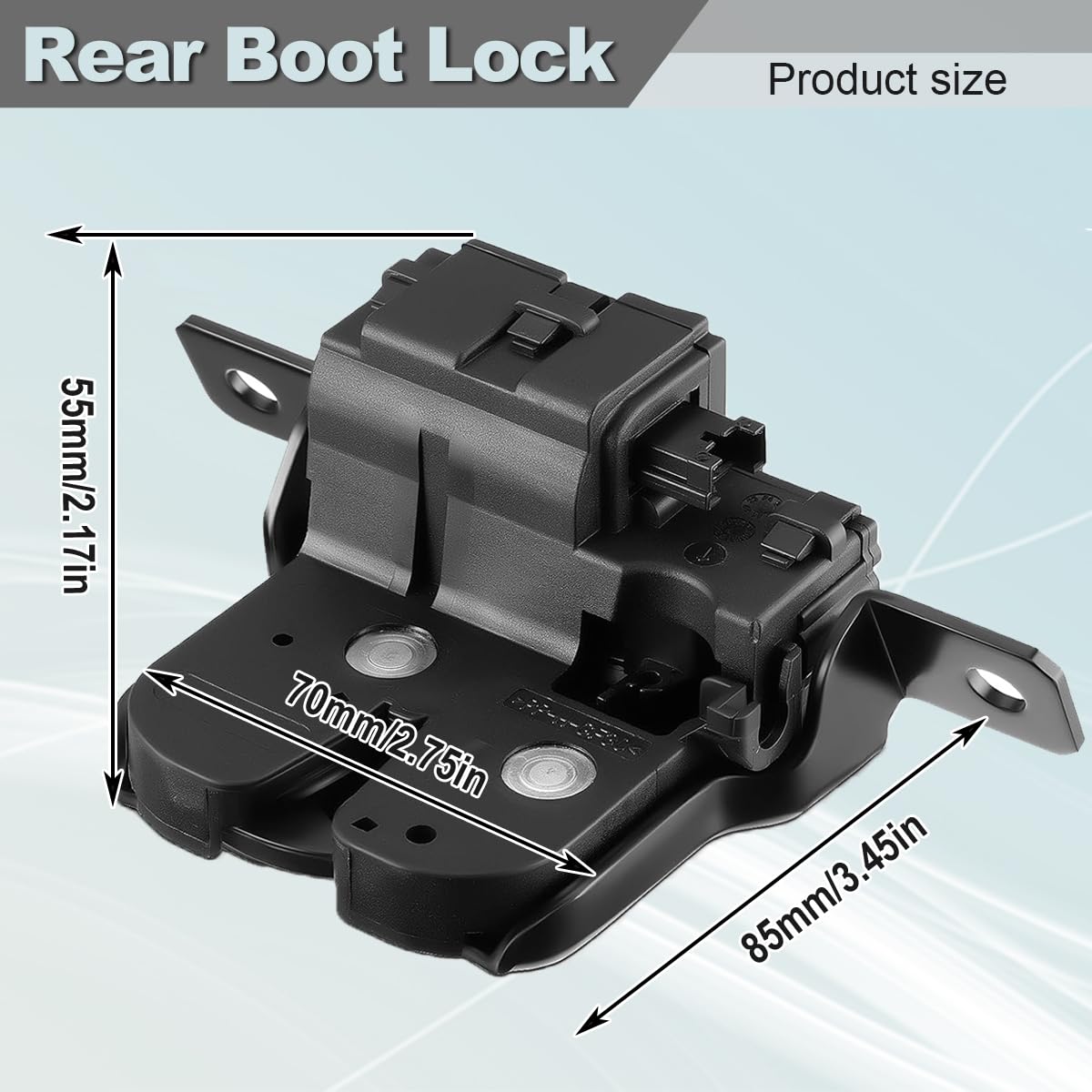 ZAMDOE 51247248075 Serratura del portellone Serratura del Bagagliaio Adatto per BMW 1-Series F20 2010-2015 F20 LCI 2014-2017 F21 2010-2015 F21 LCI 2014-2017 i3 I01 2013-2017 Serratura portellone