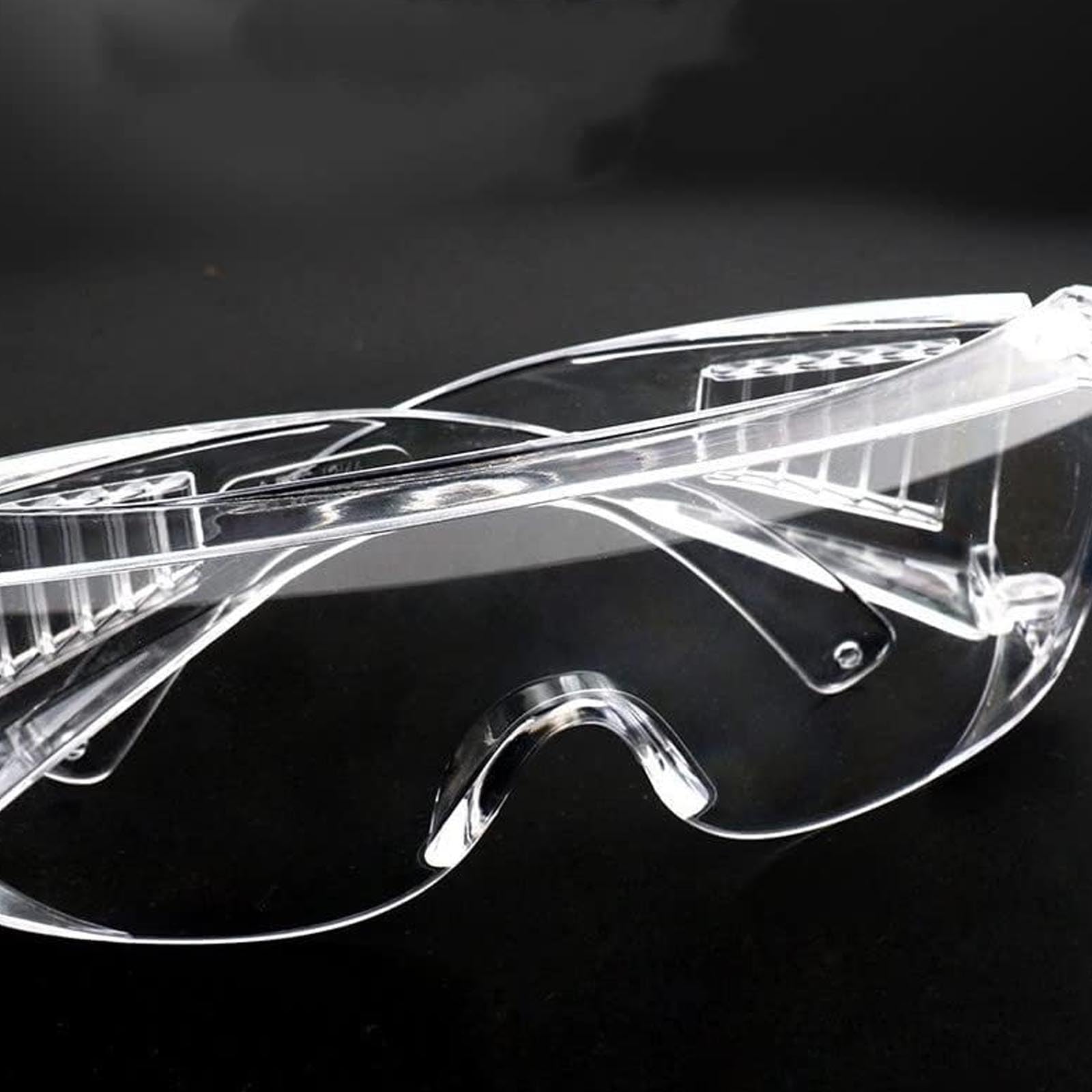 AWAVM 3 Pcs Anti-scratch Protective Glasses Eye Protective Safety Goggles Adult UV Protection Safety Goggles over Glasses for Construction Chemicals - Image 3