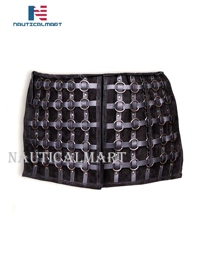 Berengar Ring Armor Tasset Belt - Black