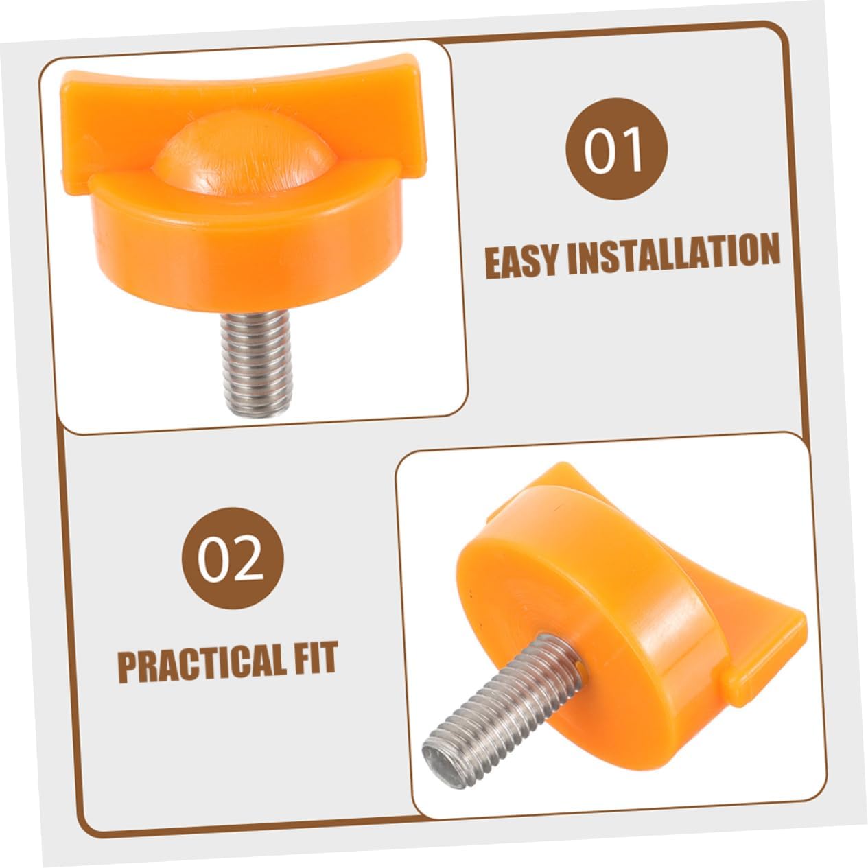 2pcs Automatic Orange Peeler Machine Screws Citrus Juicer Replacement Parts for Handheld Electric Orange Extractor Essential Accessories for Juicing