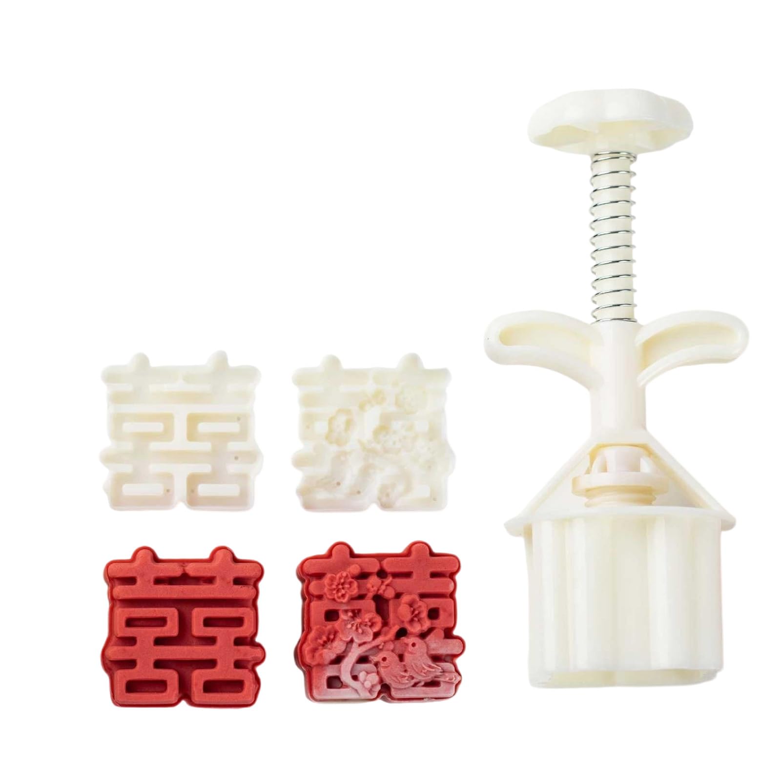 Tsophreniq Hand Pressure Dessert Molds Magpies Pattern Cookie Stamp Maker MidAutumn Festival Making Cookie Pastries Tool Magpies Pattern Molds for Baking