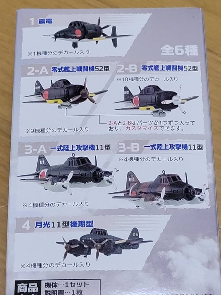 Amazon.co.jp: エフトイズ CHIBI SCALE チビスケ 戦闘機2 日本