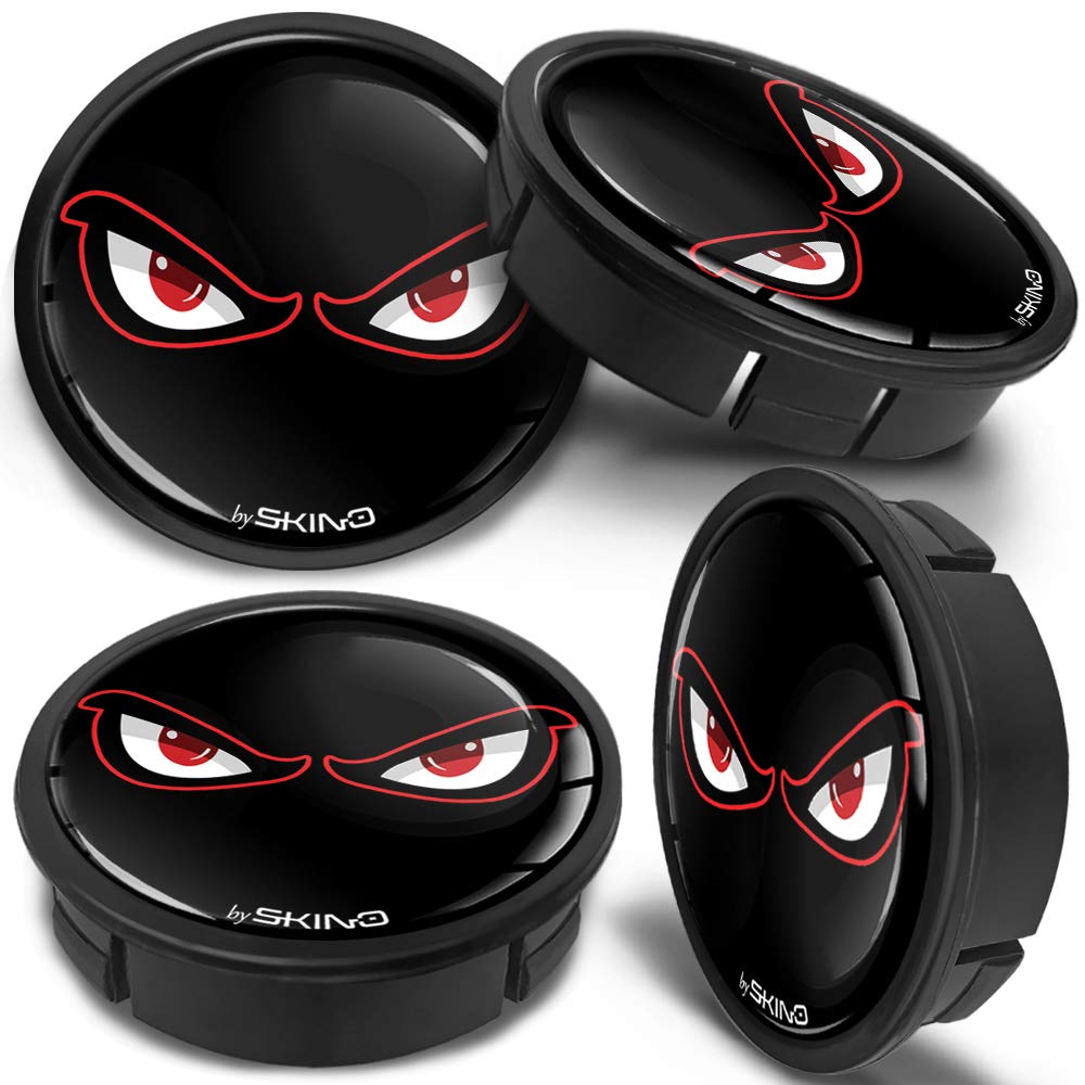 4 Tappi Coprimozzo Compatibili Per Citroen Diametro 60mm Borchie Per C1 - Foto 3