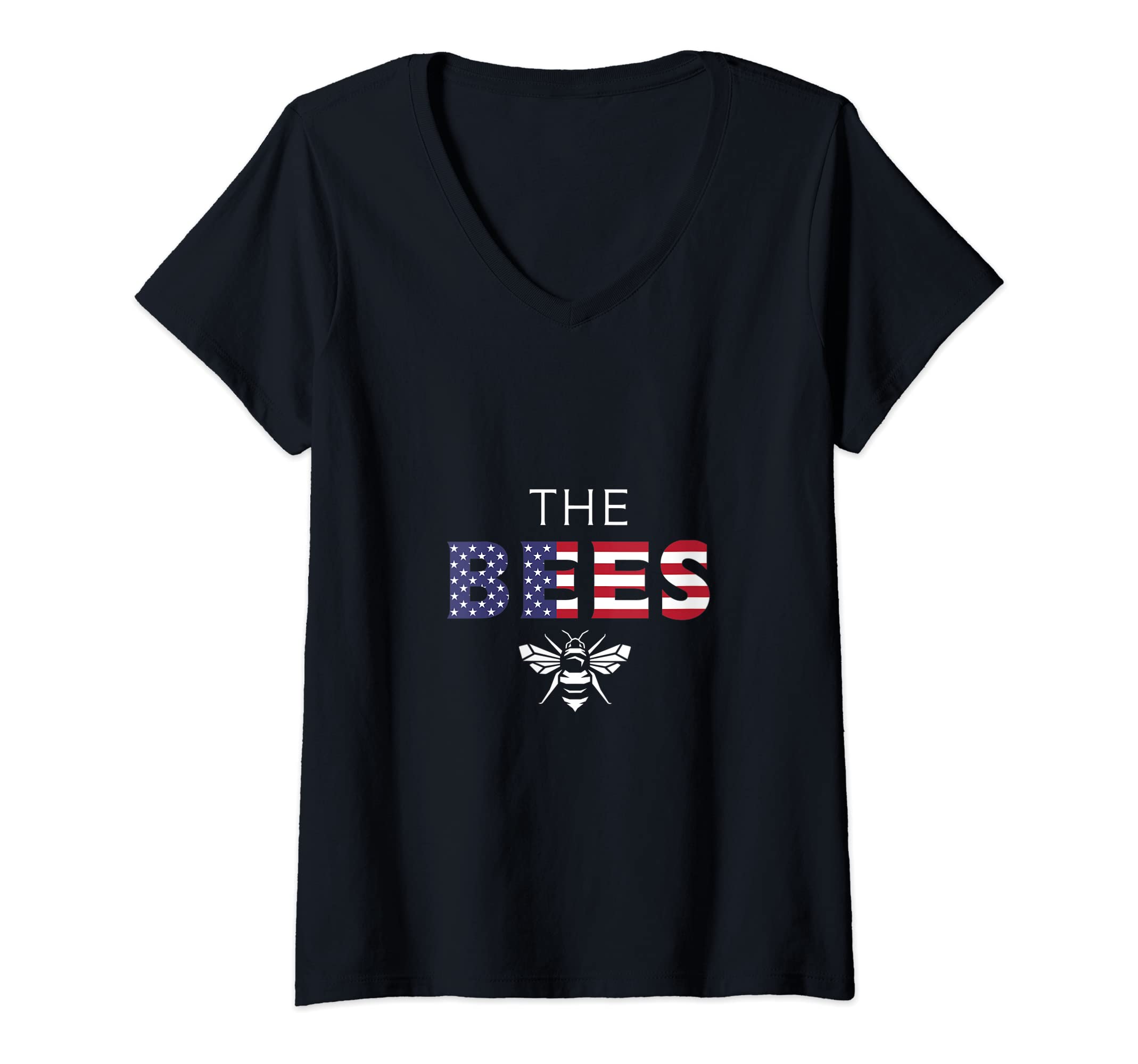 Womens Brentford FC USA The Bees V-Neck T-Shirt