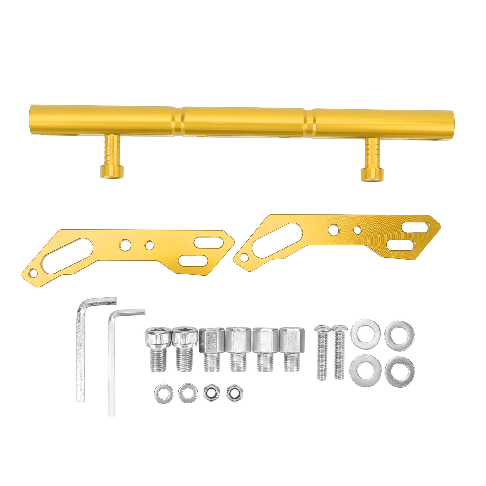 Poprzeczka motocyklowa, drążek balansowy, stop aluminium CNC, stabilna, regulowana kierownica, drążek poprzeczny, dźwignia wzmacniająca do XMAX 300 250 400 XCITING Downtown, 1 zestaw (złoty)