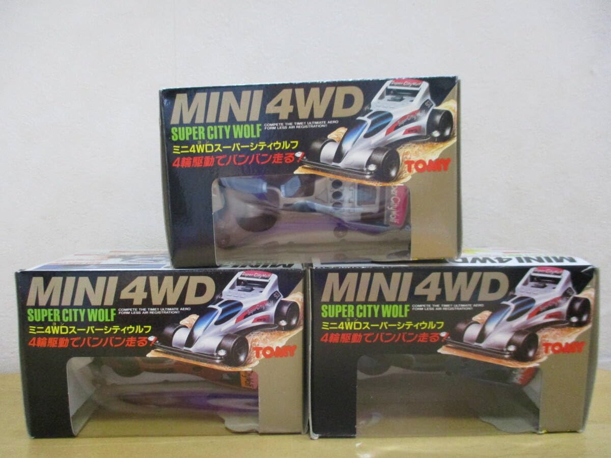 Amazon.co.jp: トミー ミニ 4WD スーパーシティウルフ 3色セット フル 