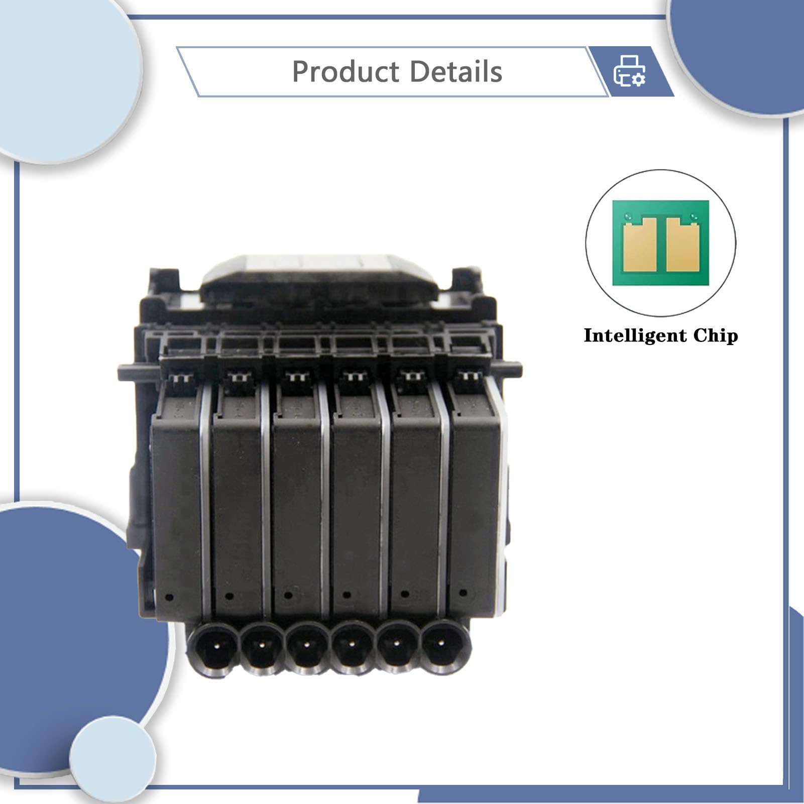 Testina di stampa 727/732 B3P06A compatibile per stampanti Per HP T1500, T1530, T1600, T1600dr, T2500, T2530, T2600, T2600dr, T3500, T920, T930, 3600, 3600dr 1 pack