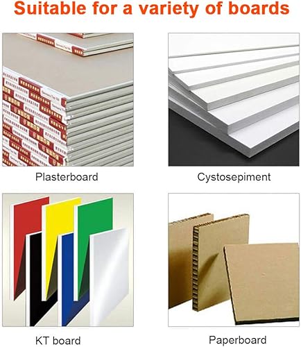 Miniatura 8 de Herramienta de corte de placa de yeso, herramienta de mano todo en uno con cinta métrica y cortador de utilidad, cortador de placas de yeso de