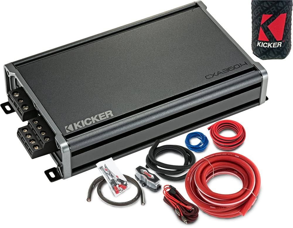 Amazon.com: KICKER Amplifier and Amp Kit Package of 2 Items