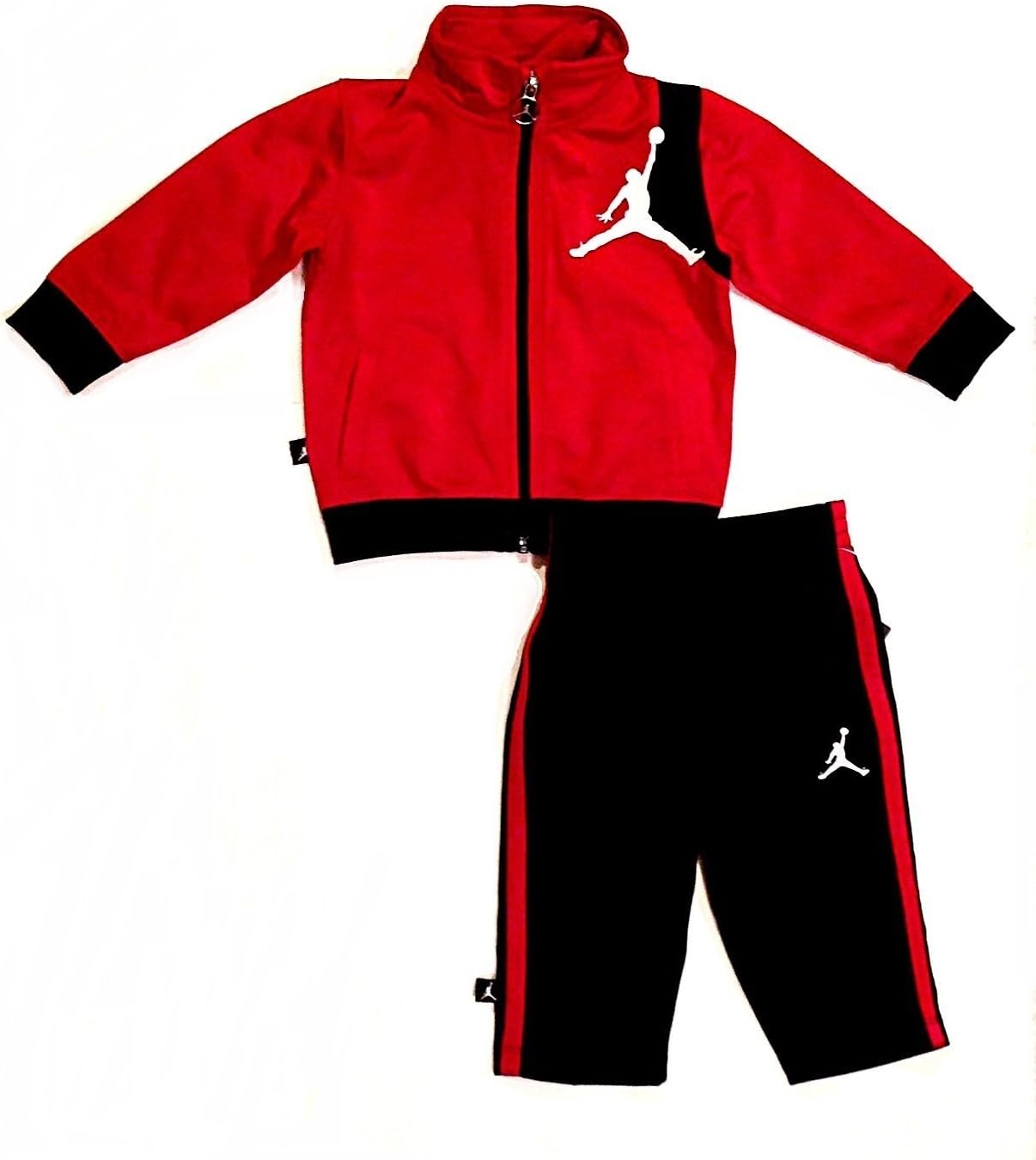 Nike Air Jordan Baby Boys' 2 Piece Tracksuit Red/Black(12
