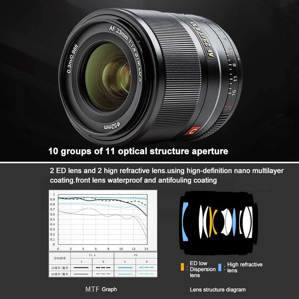 Flаѕh Dеаlѕ - 60% оƒƒ Auto-Focus Prime Lens VILTROX AF 23mm F1.4 XF STM Full Frame Portrait Lens for Fujifilm X-Mount Camera X-T1/2/3/10/20/30/100/200 X-A1/2/3/5/7/10/20 X-E1/2/2S/3 X-PRO1/2 X-H1 X-M1
