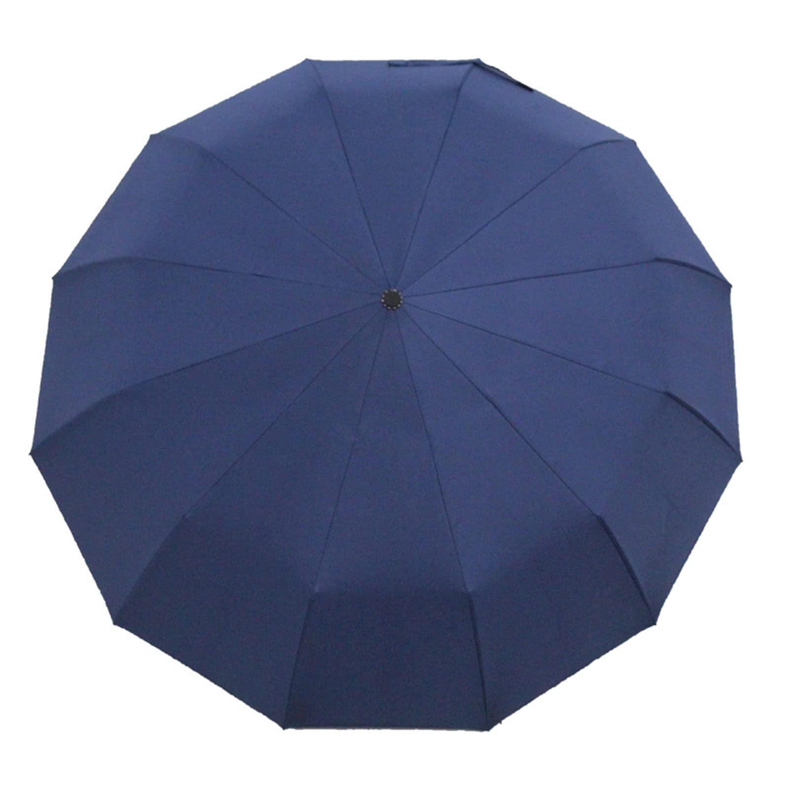 Reise-Regenschirm, Winddicht, 12 Rippen, automatisches Öffnen und Schließen, windbeständig, – kompakt, leicht, robust, faltbar und tragbar
