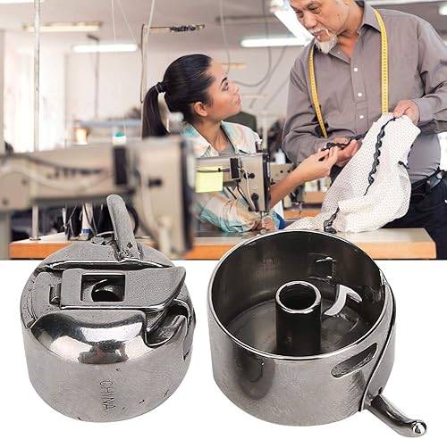 Miniatura 3 de HEEPDD Estuche universal para máquina de coser, 2 piezas, repuesto de gancho de lanzadera inversa de acero inoxidable para Singer 15-88 15k88 15-90