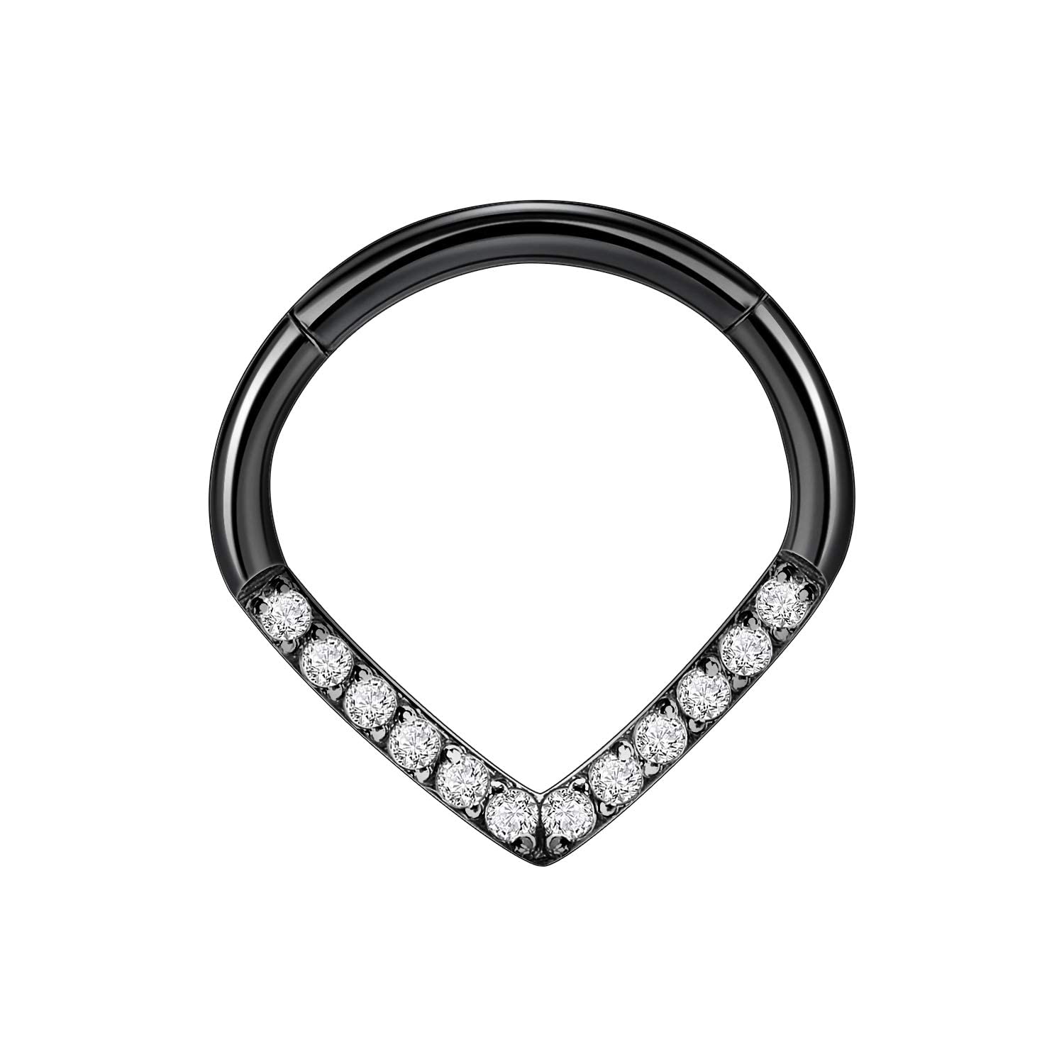 hengkaixuan Teardrop Daith Earrings Septum Jewellery Nose Hoop Ring Surgical Steel Daith Rook Tragus Piercing Jewellery Septum Clicker Ring Small Hoop Earring — view 25