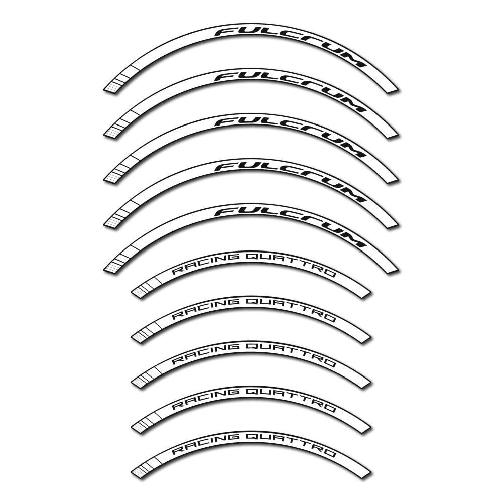 Star Sam Blanco Fulcrum Racing Quattro 35Mm Wheel Rim Road Bike Compatible Stickers