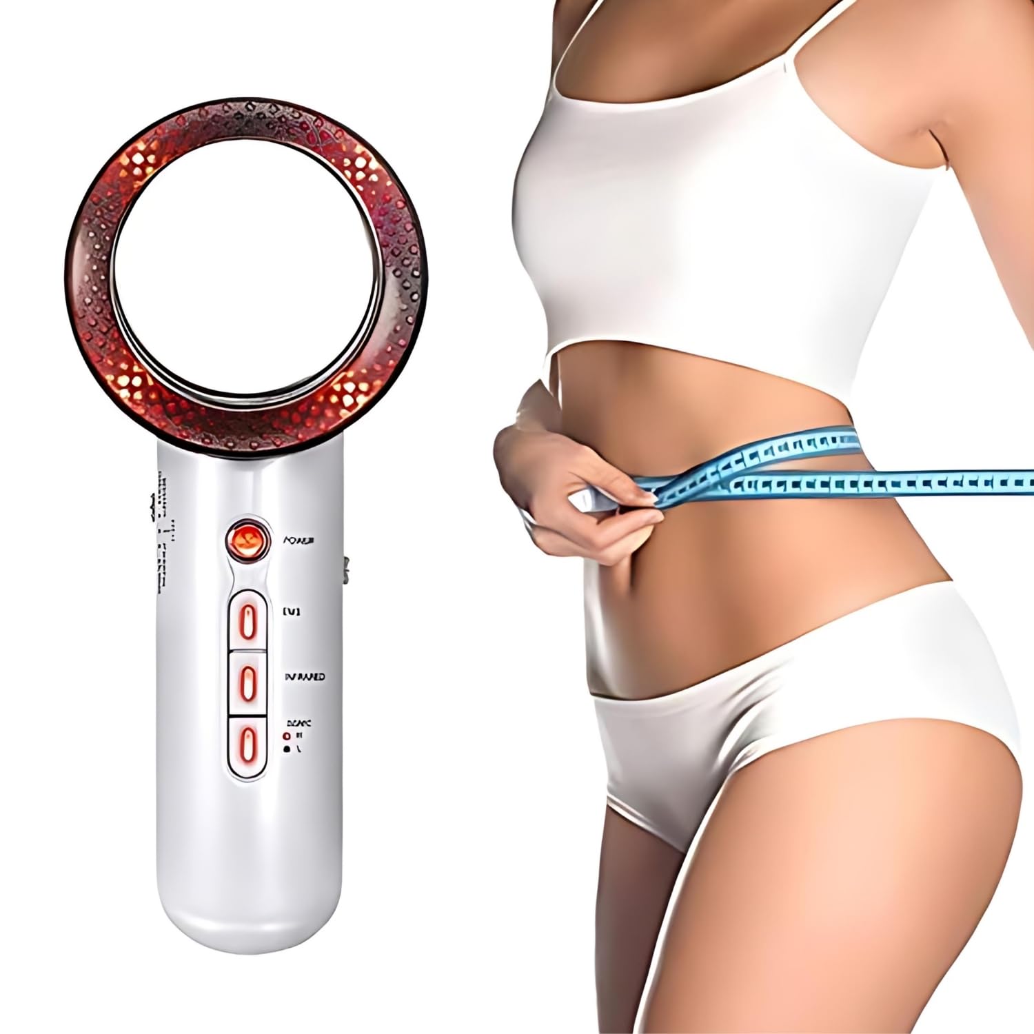 Physiogears 3 in 1 Cellulite Massager Device - Fat Burner Body Slimming Machine for Belly, Waist, Arm, Thigh, Hip - Gives Toned Skin & Body