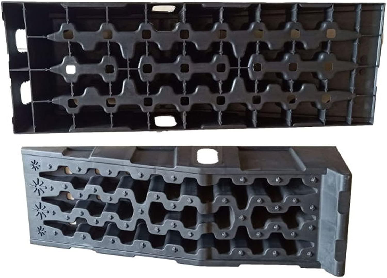 2PCS Hochleistungsplastikgaragen-Werkstatt-Auto-Service-Rampen-2er Set - bis 7300 kg Autoreparaturrampe | 92 * 32 * 32 cm |