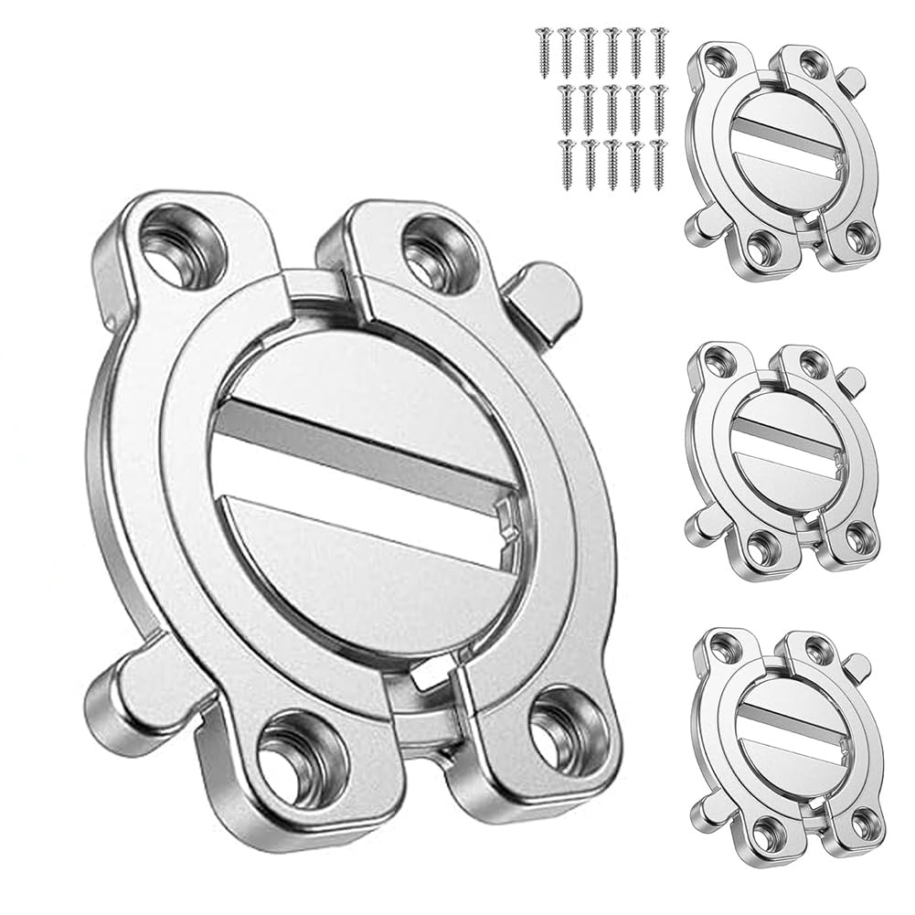 Jnchdghwa Silver Extension Hardware For Tables, Heavy Duty Table Buckle Connectors, Table Leaf Locks And Latches For Workbenches Furniture