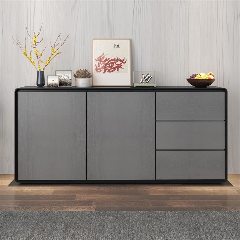 Armadio cucina Living room walnut color tea cabinet integrated storage stoccaggio