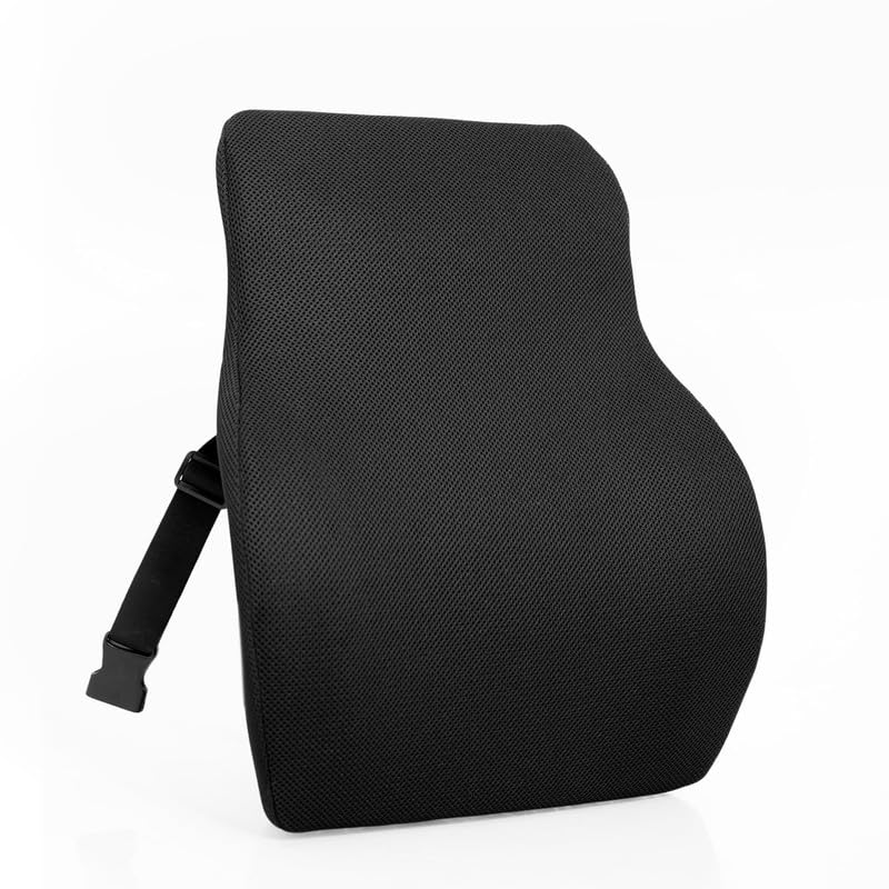 Image of Auto Oprema Back Support for Office Chair |Memory Foam Car Seat Back Support, Orthopedic Lumbar Back Rest for Back Pain Relief - Back Pillow for Sitting