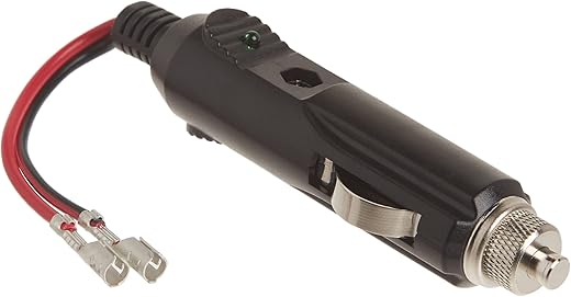 RPPS-225 Road Pro Platinum Series 12 Volt Fused Replacement Cigarette Lighter Plug with Leads