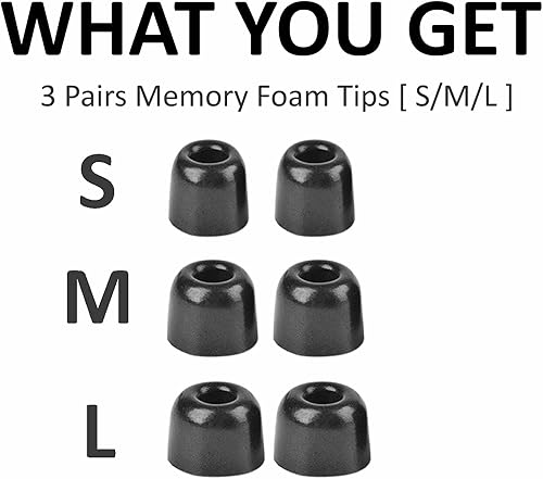 Miniatura 7 de A-Focus Almohadillas de espuma viscoelástica para WF-1000XM5 WF-1000XM4 de repuesto, ajuste cómodo, funda para auriculares compatible con WF-1000XM4