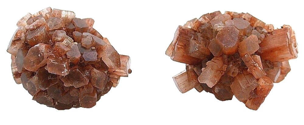 Two Aragonite Multi Crystal Cluster Specimen Gemstone Gem Stone ASA2/92724