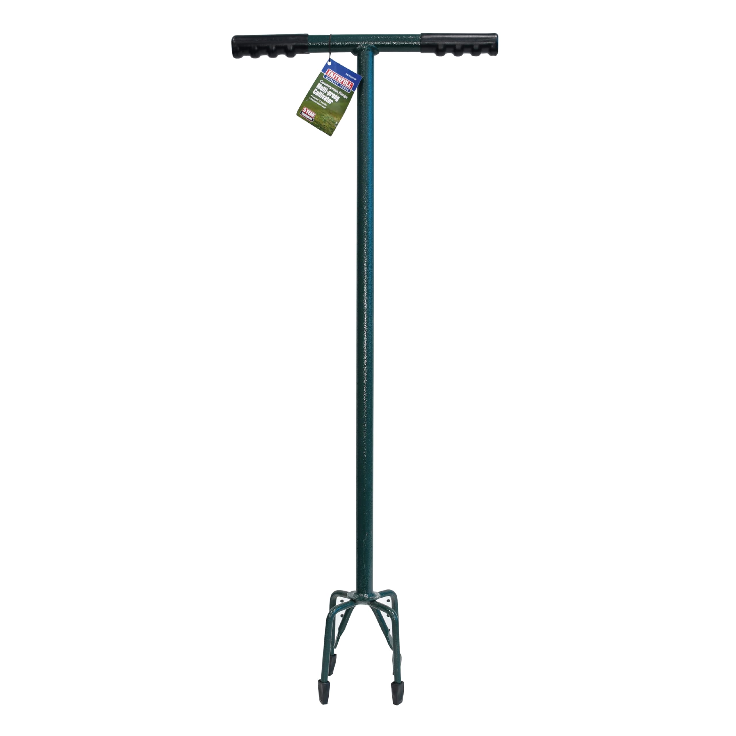 Cultivateur multidents Faithfull Countryman, Outil de Jardin en Acier au Carbone forgé pour ameublir la Terre – Longueur : 920 mm