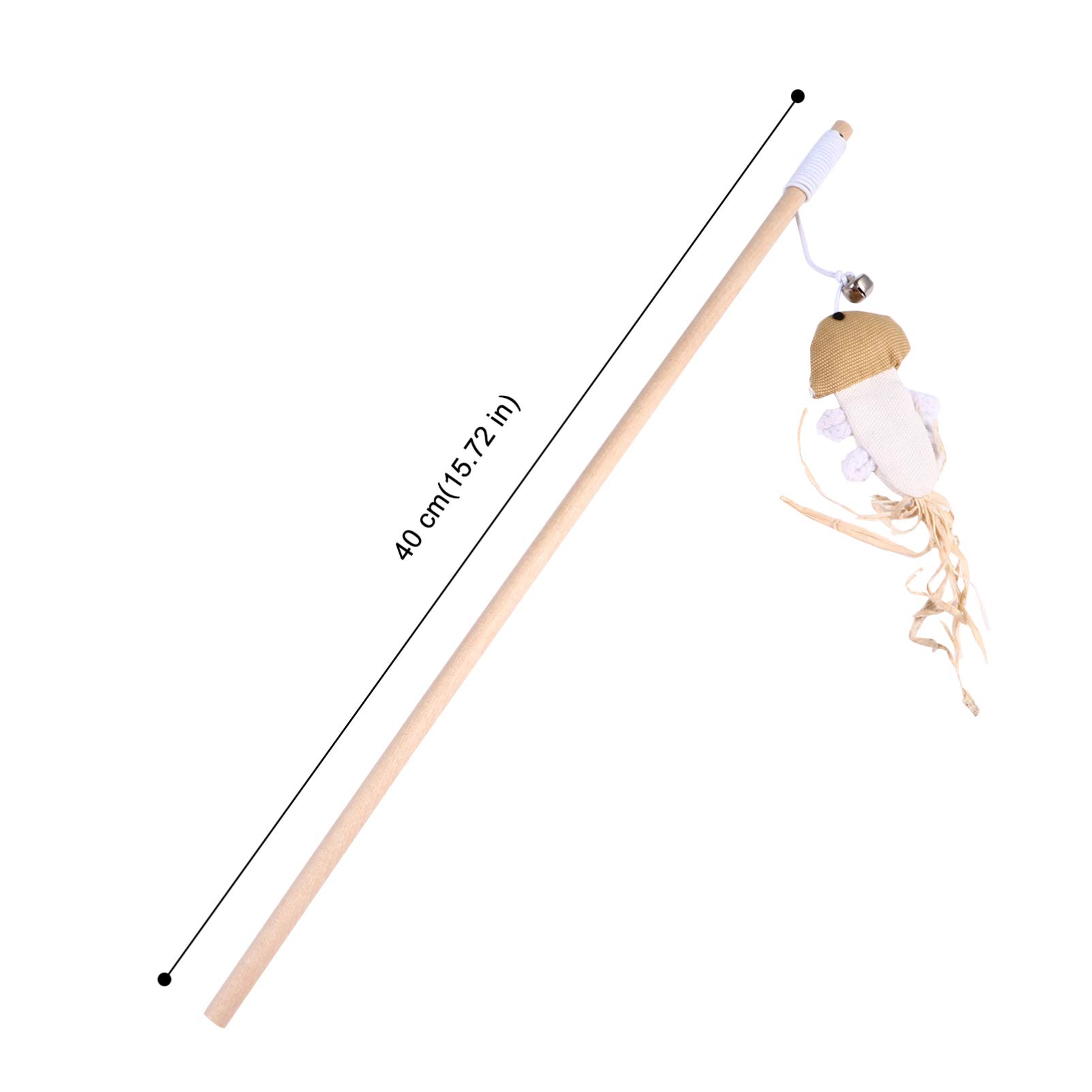 POPETPOP Lot De 3 Jouets Interactifs pour Chat avec Clochettes pour Intérieur (5 Pièces X 3)