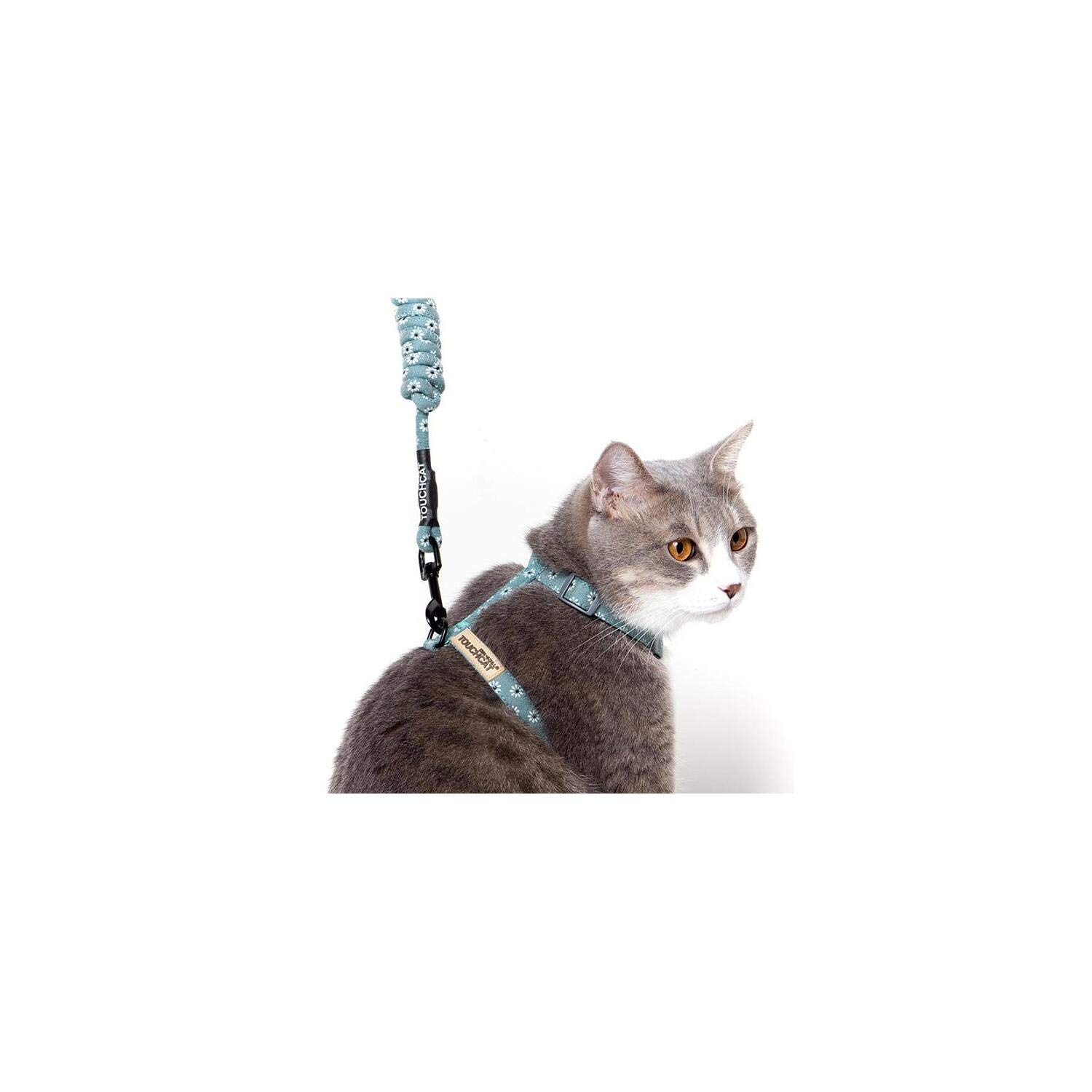 Touchcat Combo de arnés y Correa para Gatos de Cable Duradero 'Radi-Claw'