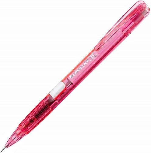Techniclick PD105C - Portaminas automáticas (0.020 in, 0.02 pulgadas, color rosa transparente, 5 unidades)