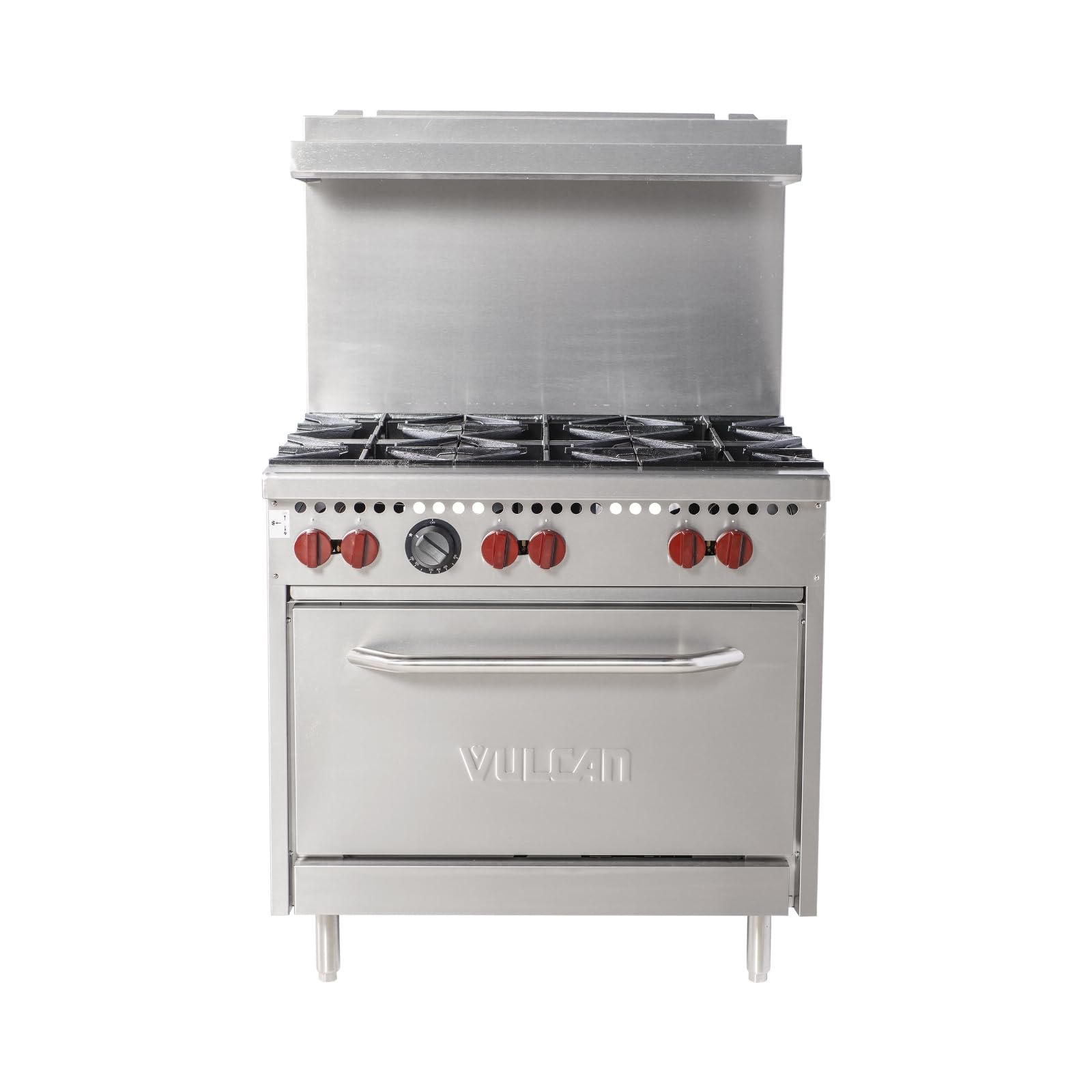 VULCAN SX Series - Value Engineered Light Duty Restaurant Range (36" 6-Burner, Propane Gas)