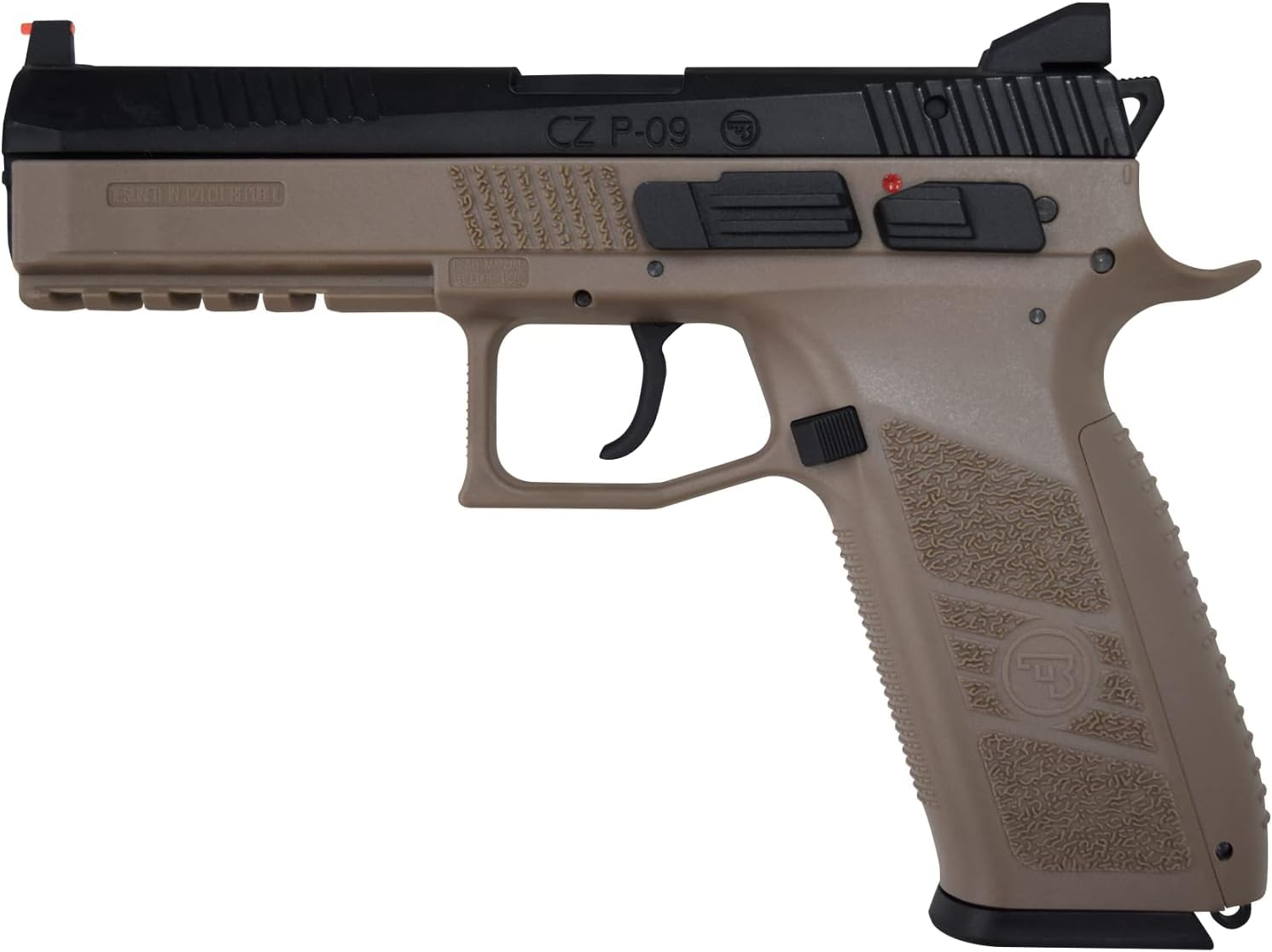 カーボネイト・CZ P-09 タンカラー マガジン2本付き Amazon | ハッチ (HATCH) Carbon8 CZ P09＿Tanフレーム V2チャンバー