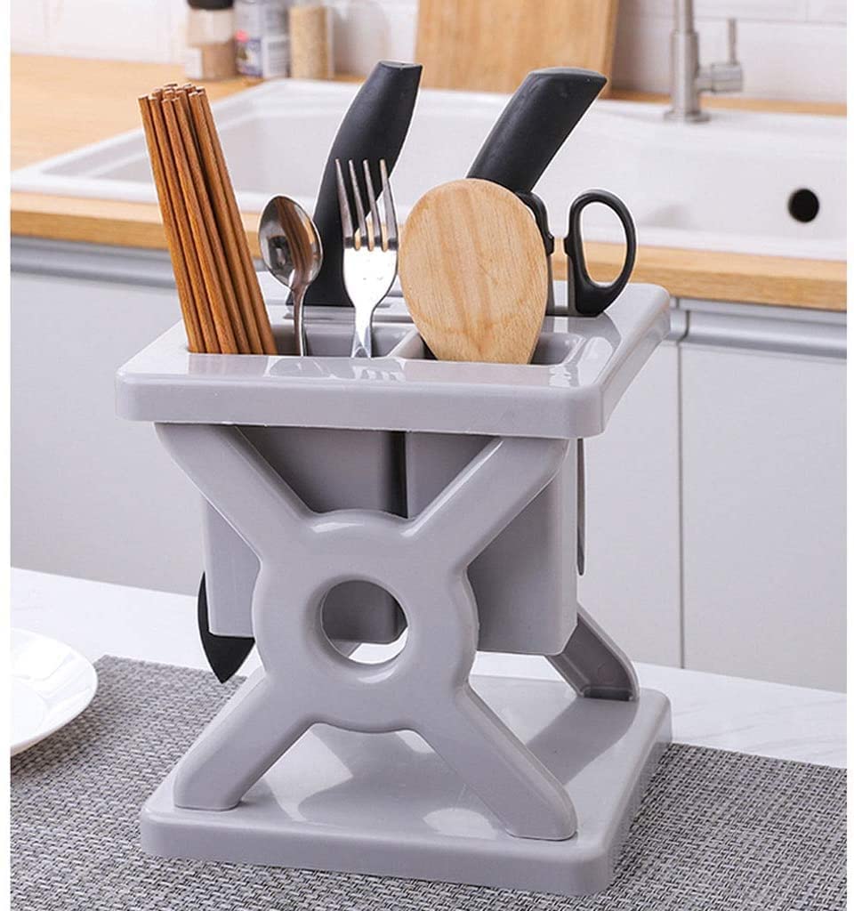 Soporte Cuchillos Cocina sin Cuchillos Soporte De Plástico for Cuchillos Cocina, Bloque, Almacenamiento Herramientas, Utensilios Knife Block(A)