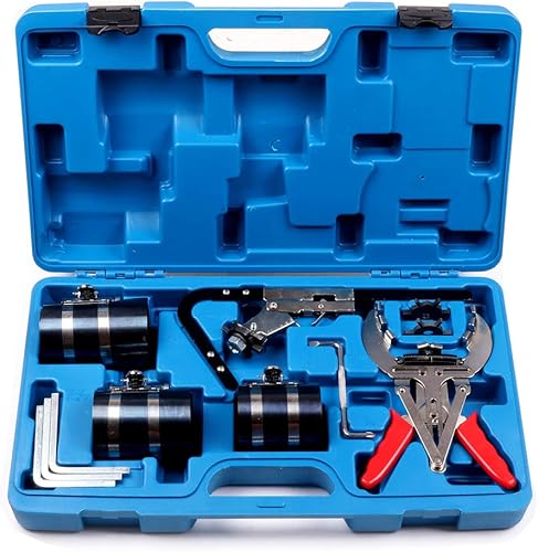 ECCPP Conjunto de servicio de anillo de pistón Anillo de limpieza Expansor Conjunto de herramientas de compresor apto para motor de motor automático