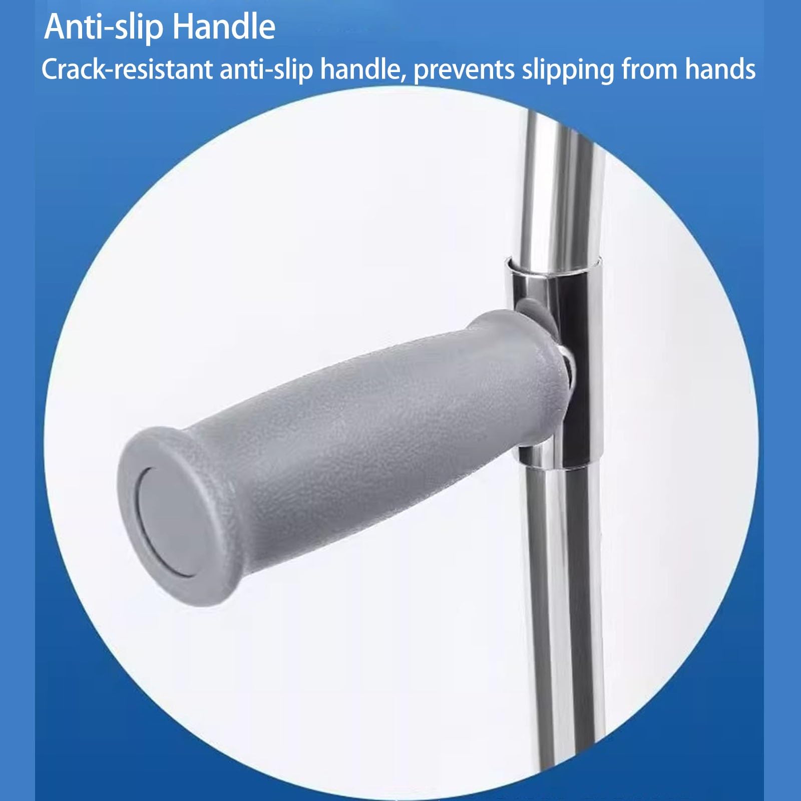 Muletas Para Antebrazo, Aptas Para Viajar Altura Ajustable Apoyo Ligero Muletas De Brazo Ideales Para Lesiones De Tobillo, Esguinces O Cirugía De Rodilla(Silver)