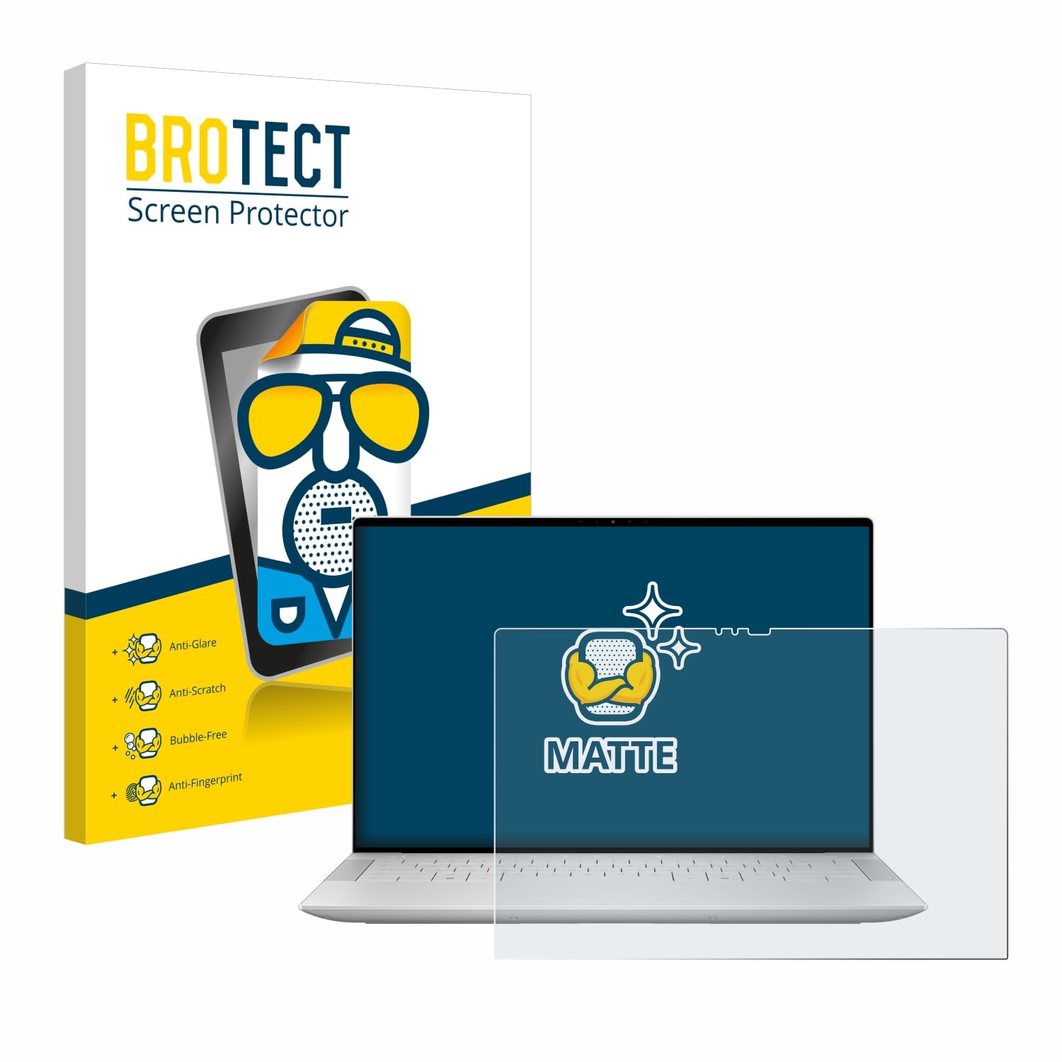 brotect Pellicola Protettiva Opaca per Dell XPS 14 9440 Touch Pellicola Protettiva Anti-Riflesso