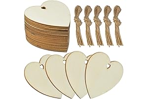 Heart Craft: Create Enchanting Ambiance with Natural Wooden Slices